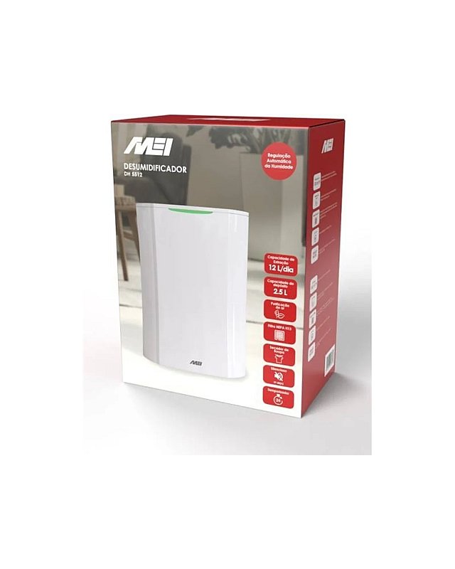 Desumidificador MEI DH 5512 (2.5 L - 12 L/dia)