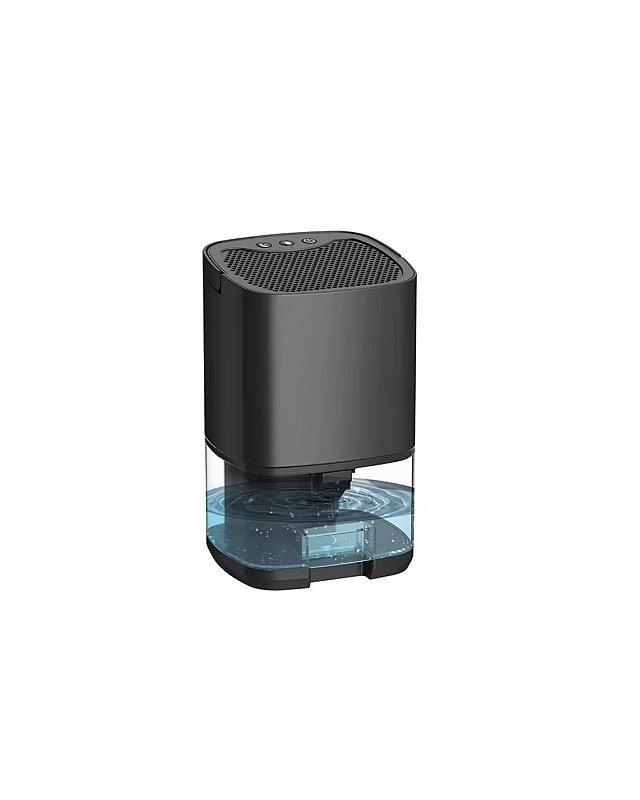 Desumidificadores Para Quarto 1000 Ml Para Casa, Com Luzes Led, Ultra Silencioso E Desligamento Automático Para Banheiro Preto Eafc