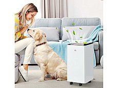 Desumidificador de Ar ABS cor Blanco 25x25x50,5 cm HOMCOM