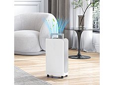 Desumidificador de Ar ABS cor Blanco 28x18x50,6 cm HOMCOM