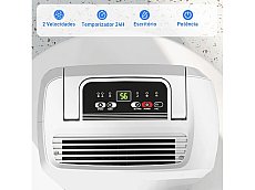 Desumidificador de Ar ABS cor Blanco 28x18x50,6 cm HOMCOM