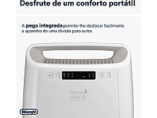 Desumidificador DELONGHI DEXD214RF (2.1 L - 14 L/dia - Branco)