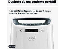 Desumidificador DELONGHI DEXD216RF (2.1 L - 16 L/dia - Branco)