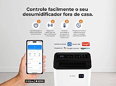 Desumidificador FLAMA Digital 1341FL (20 LT -Wi-Fi - Branco)