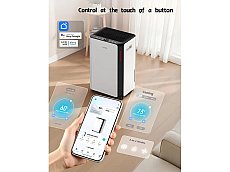 Desumidificador Humilabs Ol20 Bd068cf (20l Depósito De Água De 4,5l Controlo Por Wi Fi Y App Temporizador 24h 3 Modos Área De Cobertura 60)