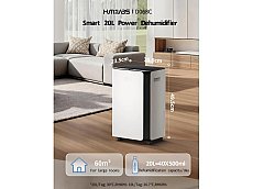 Desumidificador Humilabs Ol20 Bd068cf (20l Depósito De Água De 4,5l Controlo Por Wi Fi Y App Temporizador 24h 3 Modos Área De Cobertura 60)