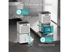 Desumidificador Portátil Humilabs Ol12 Bd023f 12l Capacidade 3 Modos Descongelação Automática Timer 12h