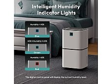 Desumidificador Portátil Humilabs Ol12 Bd023f 12l Capacidade 3 Modos Descongelação Automática Timer 12h