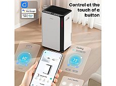 Desumidificador Portátil Humilabs Ol20 20l Capacidade Filtro Removível Reservatório 4.5l 3 Modos Timer 24h Controlo Wi Fi App